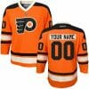 Custom Philadelphia Flyers Jersey Name And Number Orange Alternate NHL Reebok Hockey