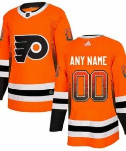 Custom Philadelphia Flyers Jersey Name And Number Orange Drift Fashion