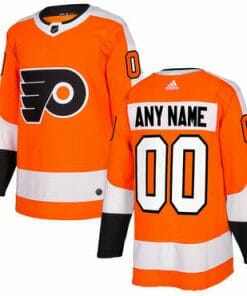Custom Philadelphia Flyers Jersey Name And Number Orange Home NHL