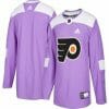 Custom Philadelphia Flyers Jersey Name And Number Purple Pink Hockey Fights Cancer Practice