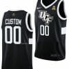 Custom UCF Knights Jersey College Basketball Away Black 1