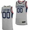 Custom UConn Huskies Jersey College Basketball Limited Gray