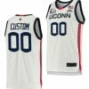 Custom UConn Huskies Jersey College Basketball Replica White