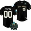 2023 College World Series Custom Wake Forest Demon Deacons Jersey Name and Number NCAA Baseball Black 00