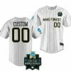 2023 College World Series Custom Wake Forest Demon Deacons Jersey Name and Number NCAA Baseball White 00