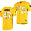 2023 College World Series Tommy White Jersey LSU Tigers NCAA Baseball Gold 47
