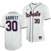 Aaron Barrett Jersey Ole Miss Rebels College Baseball White 30