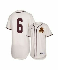 Arizona State Sun Devils 6 Drew Swift White Baseball Jersey
