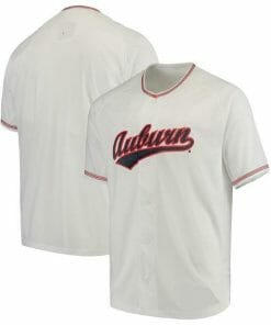 Auburn Tigers Custom Name and Number College Baseball Jersey White