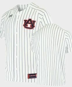 Auburn Tigers Custom Name and Number White College Baseball Replica Jersey