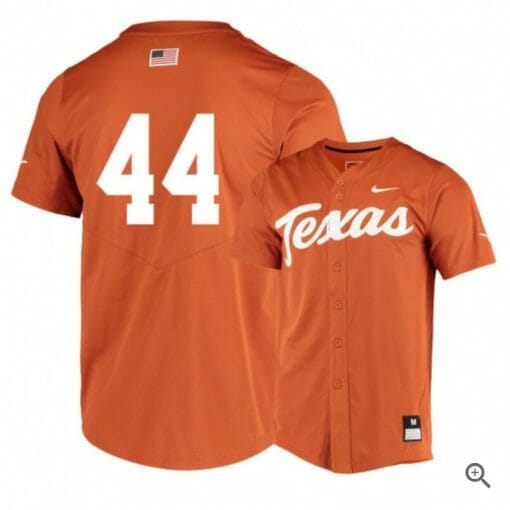 Austin Todd Jersey Texas Longhorns Baseball NCAA College Elite Orange Alumni #44