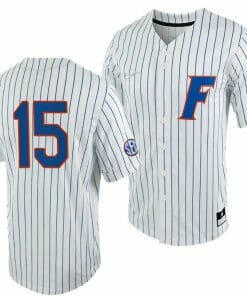 BT Riopelle Jersey Florida Gators #15 White Royal 2023 College World Series NCAA Baseball