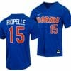 BT Riopelle Jersey Florida Gators College Baseball Full Button Royal 15 1