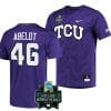 Ben Abeldt Jersey TCU Horned Frogs Baseball NCAA 2023 College World Series Purple 46
