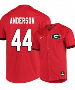 Ben Anderson Jersey Georgia Bulldogs Baseball NCAA College Red Elite Alumni #44