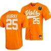 Blake Burke Jersey Tennessee Volunteers 25 Orange 2023 NCAA Baseball College World Series OMAHA 8