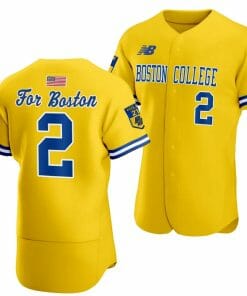 Boston College Eagles Baseball Jersey Boston Strong 10th anniversary Gold 2023 #2