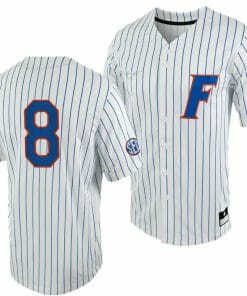 Brandon Sproat Jersey Florida Gators #8 White Royal 2023 College World Series NCAA Baseball