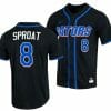 Brandon Sproat Jersey Florida Gators Baseball NCAA College Black Full Button 8