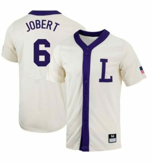 Brayden Jobert Jersey LSU Tigers Baseball NCAA College White Alumni #6