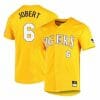Brayden Jobert Jersey LSU Tigers Baseball NCAA College Yellow Alumni 6