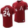 Braydon Webb Jersey Arkansas Razorbacks College Baseball Cardinal 24