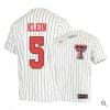 Brian Klein Jersey Texas Tech Red Raiders Baseball NCAA College White Alumni 5
