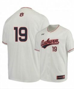 Brody Moore Jersey Auburn Tigers Baseball NCAA College White Alumni #19