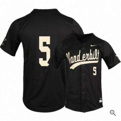 CJ Rodriguez Jersey Vanderbilt Commodores Baseball NCAA College Black Alumni #5