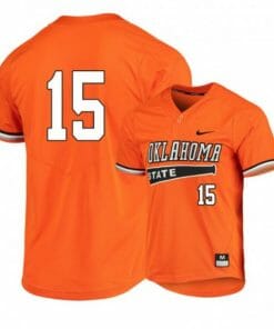 Cade Cabbiness Jersey Oklahoma State Cowboys Baseball NCAA College Orange Elite Alumni #15