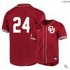 Cade Cavalli Jersey Oklahoma Sooners Baseball NCAA College Red Elite Alumni 24