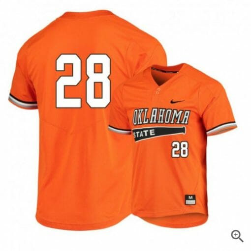 Caeden Trenkle Jersey Oklahoma State Cowboys Baseball NCAA College Orange Elite Alumni #28