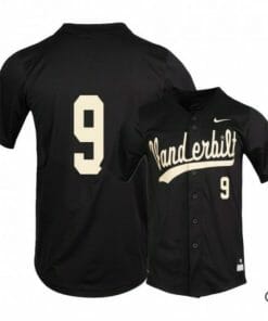 Carter Young Jersey Vanderbilt Commodores Baseball NCAA College Black Alumni #9