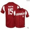 Casey Martin Jersey Arkansas Razorbacks Baseball NCAA College Alumni Elite Red 15