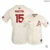 Casey Martin Jersey Arkansas Razorbacks Baseball NCAA College Alumni Elite White 15