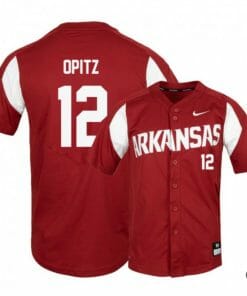 Casey Opitz Jersey Arkansas Razorbacks Baseball NCAA College Alumni Elite Red #12