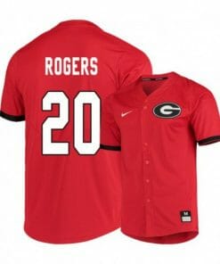 Chaney Rogers Jersey Georgia Bulldogs Baseball NCAA College Red Elite Alumni #20
