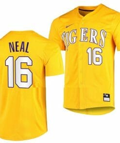 Chase Shores Jersey Lsu Tigers Baseball NCAA College Vapor Untouchable Elite Gold #16