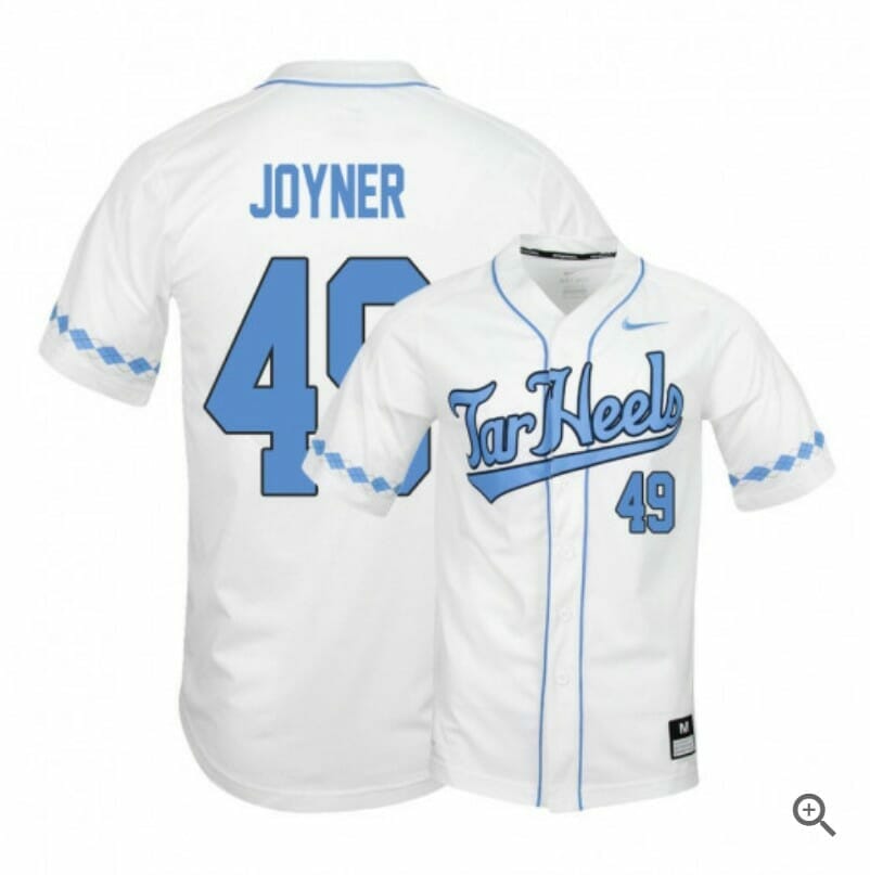 Chris Joyner Jersey North Carolina Tar Heels Baseball NCAA College White Elite Alumni #49