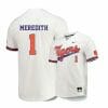 Clemson Tigers 1 Kier Meredith White Elite College Baseball Jersey