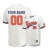 Clemson Tigers White Elite Custom College Baseball Jersey