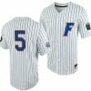 Colby Halter Jersey Florida Gators 5 White Royal 2023 College World Series NCAA Baseball