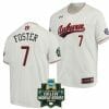 Cole Foster Jersey Auburn Tigers Baseball NCAA College 2022 World Series White 7 2