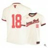 Cole Stilwell Jersey Texas Tech Red Raiders Baseball NCAA College Cream Alumni 18