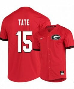 Cole Tate Jersey Georgia Bulldogs Baseball NCAA College Red Elite Alumni #15