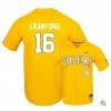 Collier Cranford Jersey Lsu Tigers Baseball NCAA College Yellow Elite Alumni 16