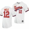 Cooper Ingle Jersey Clemson Tigers College Baseball White 12