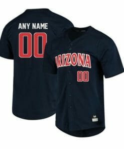 Custom Arizona Wildcats Baseball Jersey Name and Number NCAA College Navy