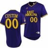 Custom ECU Pirates Baseball Jersey Name and Number NCAA College Purple 1