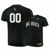 Custom Long Beach Baseball Jersey Name and Number State Dirtbags College Black 1